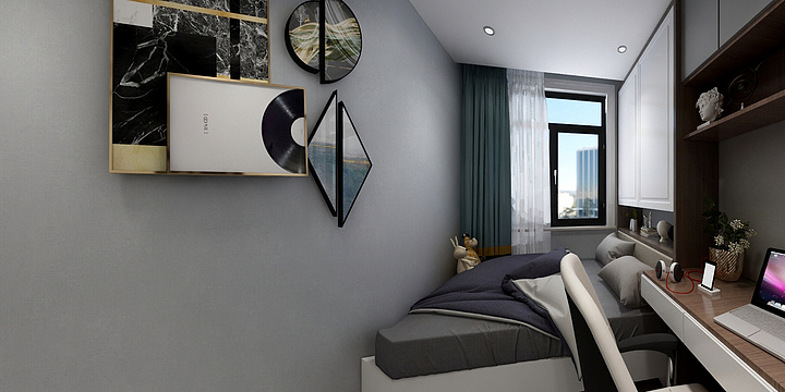 牛牤520-C1户型-装修设计方案