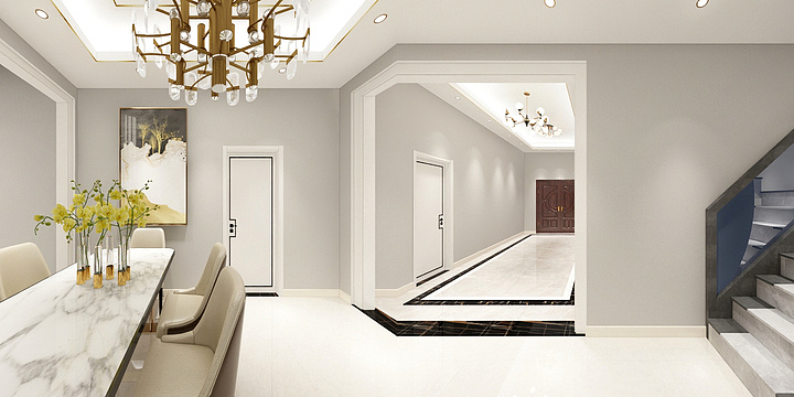 smile0621-哑柏自建别墅二楼-装修设计方案