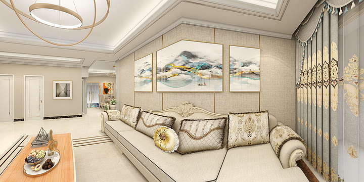 南阳下线-唐河-张阳-清华园轻奢-装修设计方案