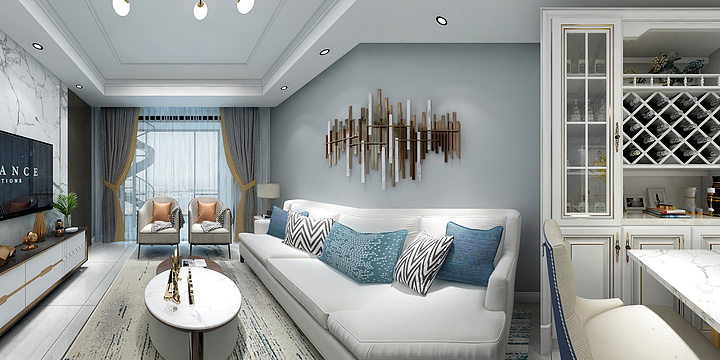 一观涛设计工坊一-丰南锦绣天城-轻奢-装修设计方案