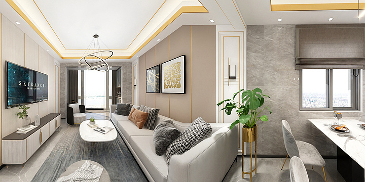 善行设计-文灶--现代轻奢-装修设计方案