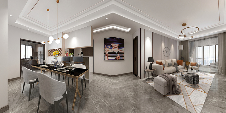 Arya紫君-金域蓝湾沈姐雅居.-装修设计方案