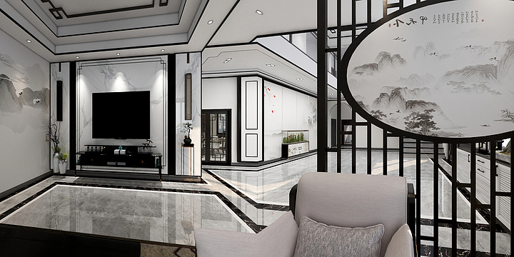 钜邦装饰-新区别墅-装修设计方案