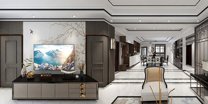 筑檐-绿城百合南区4-1-1001zz-装修设计方案