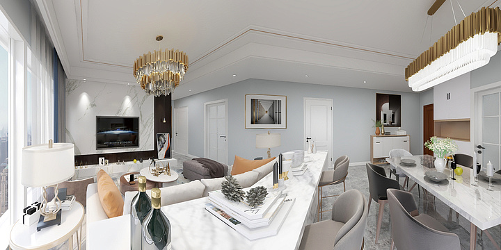 W原创设计uwzm-中铁二局玛塞城-装修设计方案