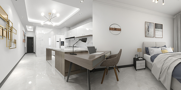 朱老师一居室-装修设计方案