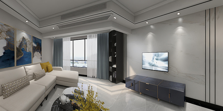 奶爸王工-中央大街3-22-2张老师雅居效-装修设计方案