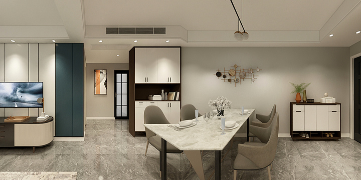 室内设计师张瑶-城市花苑-装修设计方案