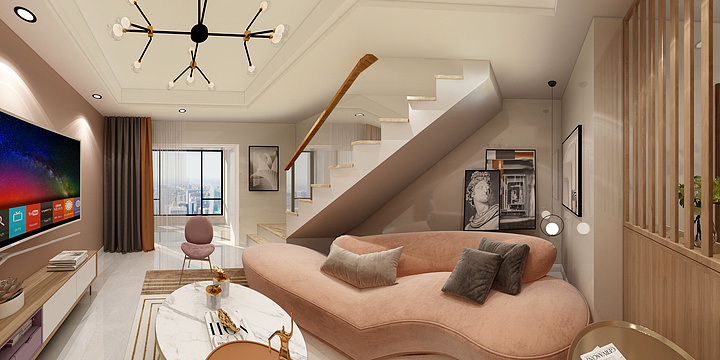 艺然小姐-新旅城花园效果图-装修设计方案