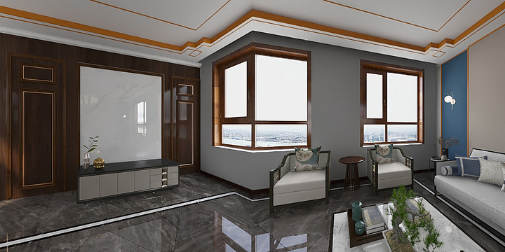 郭泰沅-二楼-装修设计方案