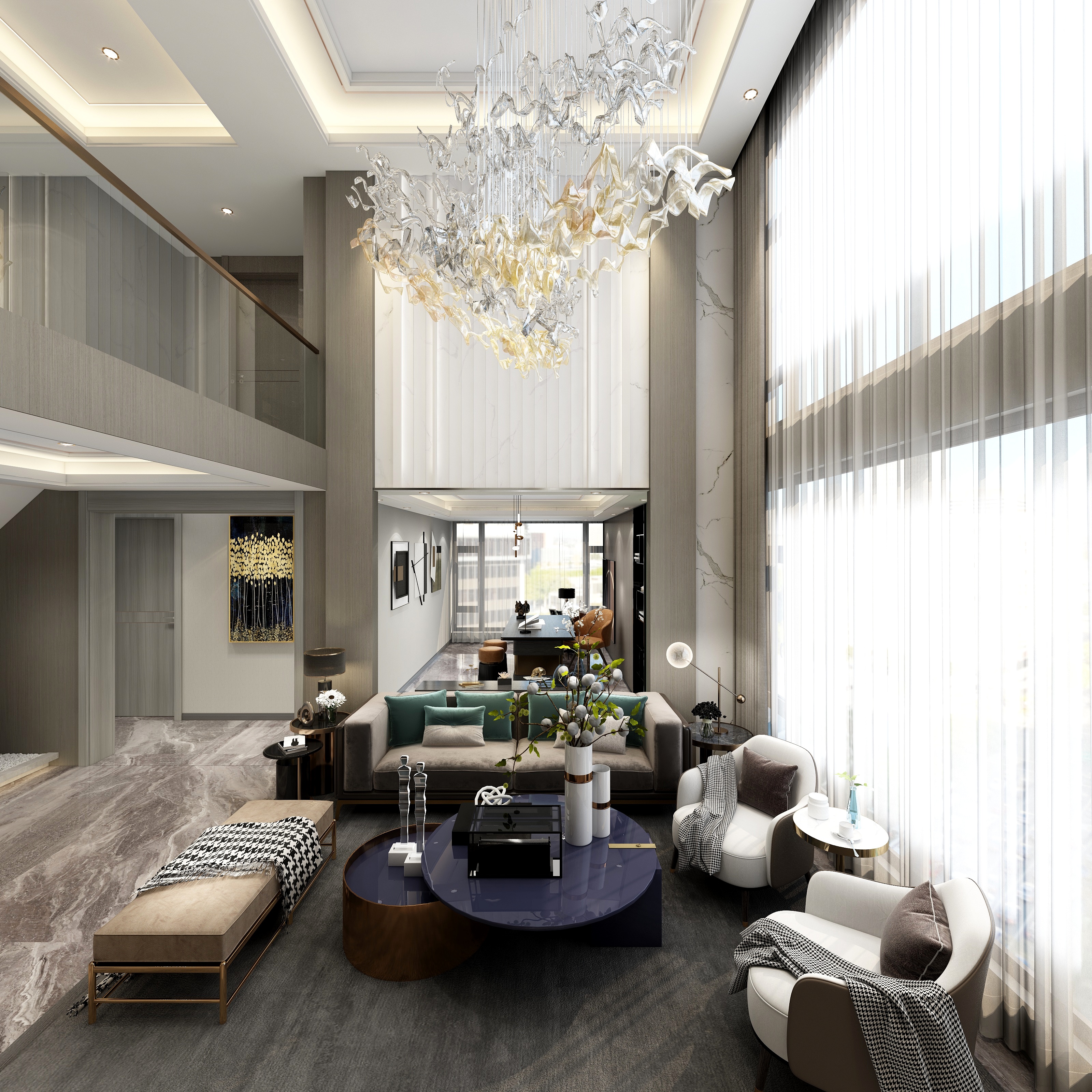 X无邪AhFs-2层别墅户型-装修设计方案