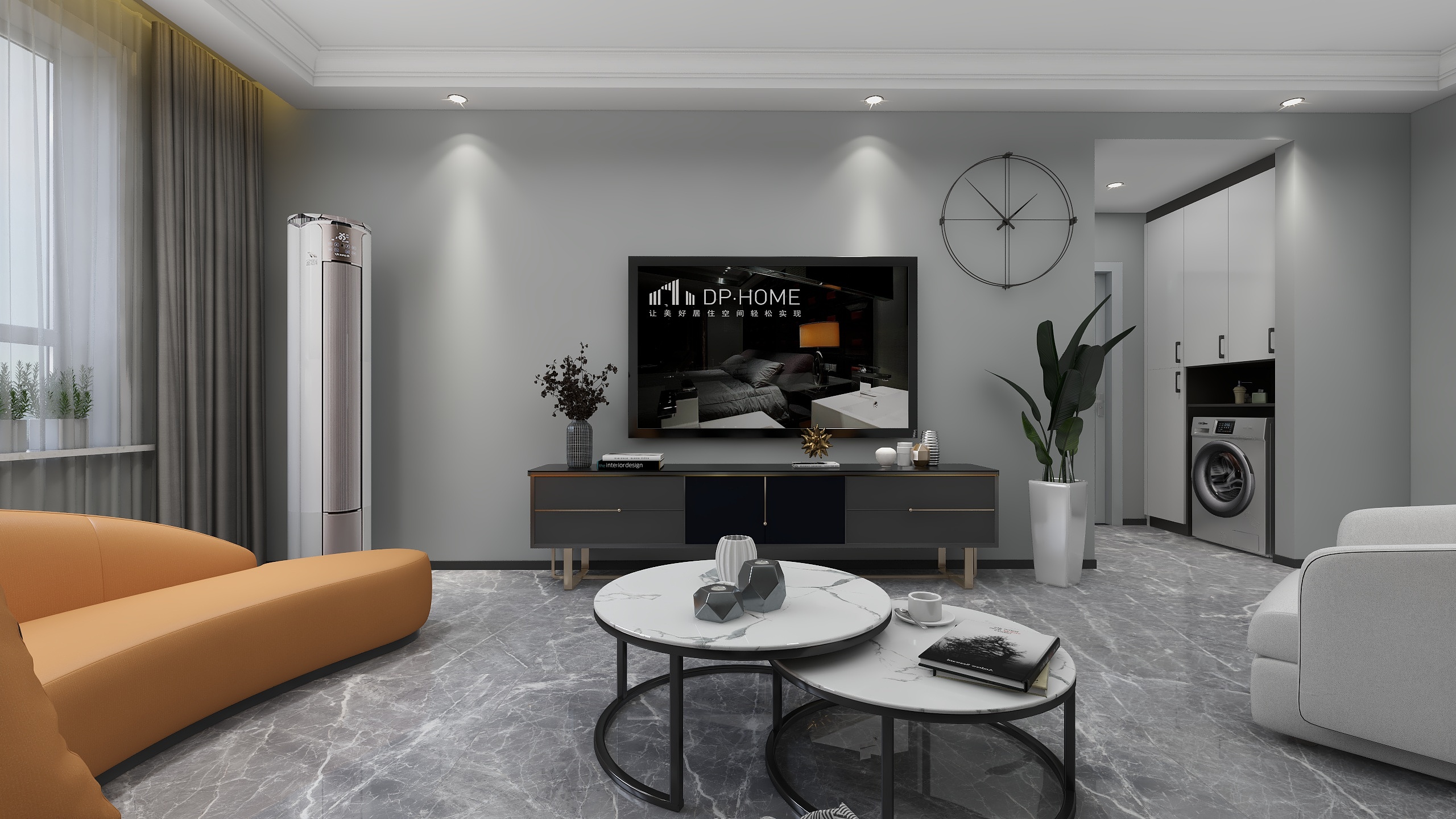 李鹏庆-120平现代3居室-装修设计方案