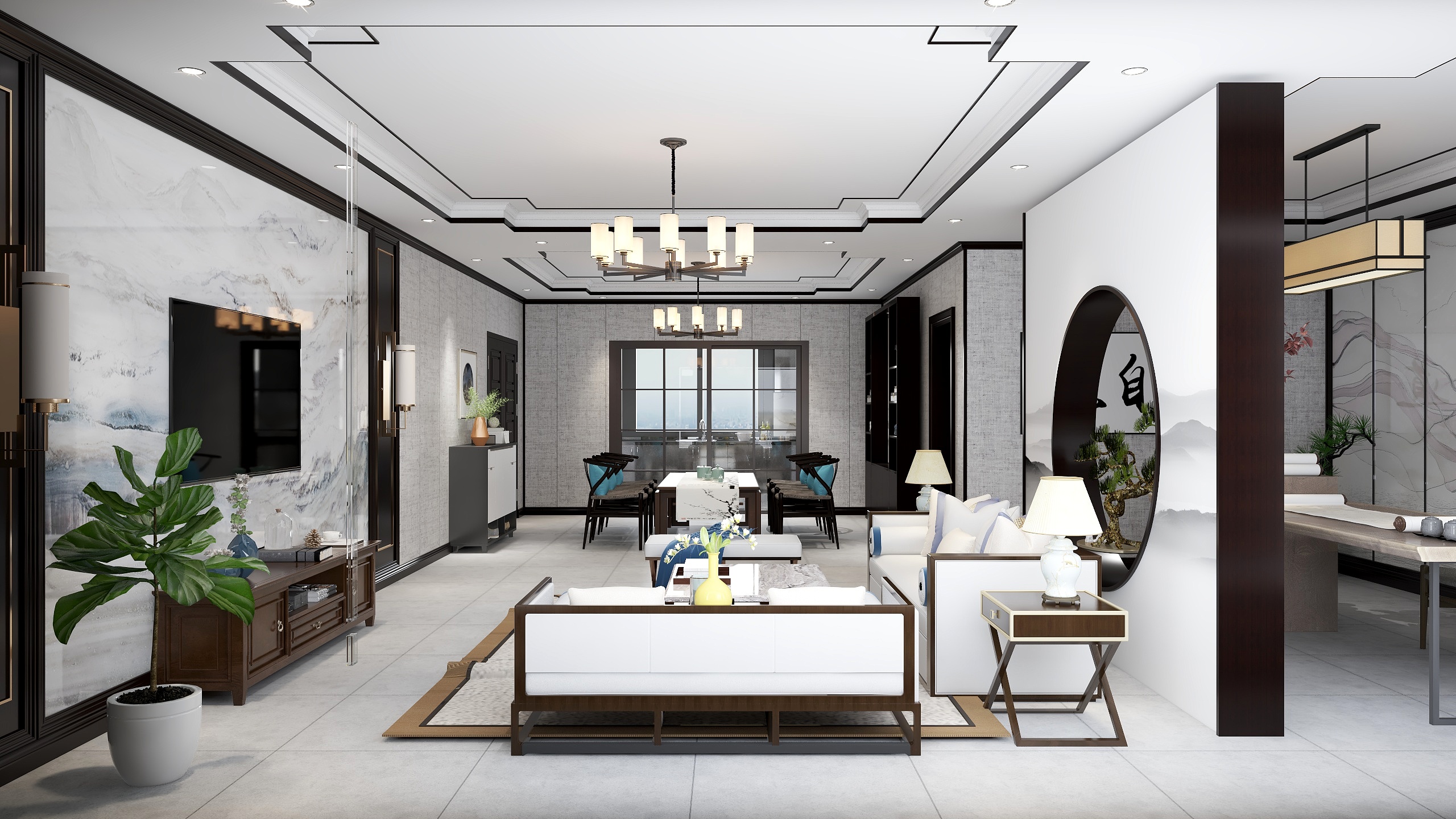 多尔美-中式风格作业-装修设计方案