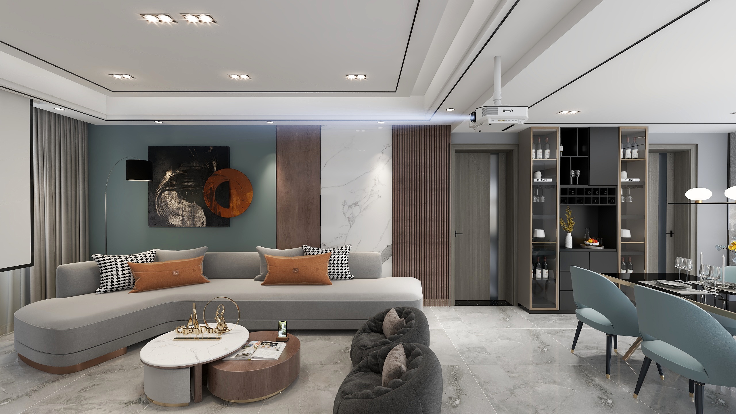 壹元建装-无主灯143-装修设计方案