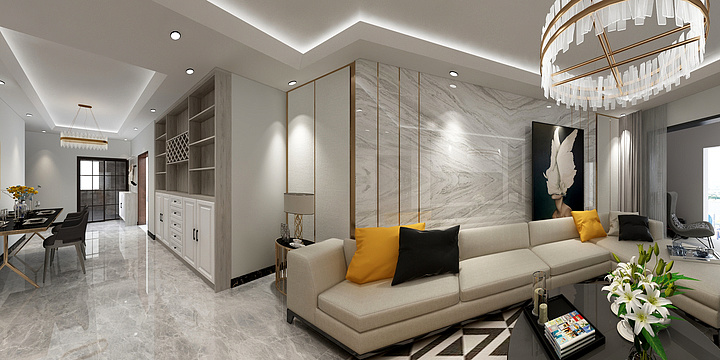 全屋定制设计赵-卓新天悦城-装修设计方案