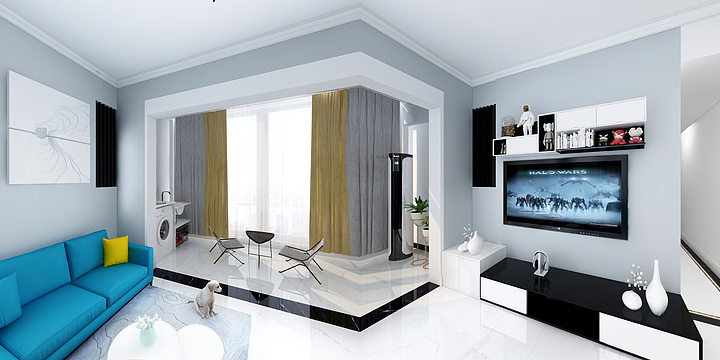 锦宏设计师丘大叔-合新花园-装修设计方案