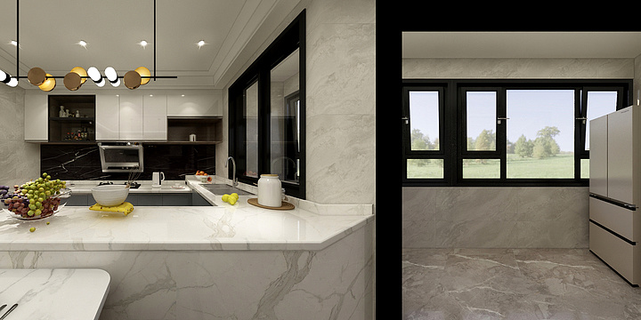 设计师李遥-后湖生态花园荷花苑效果图-装修设计方案