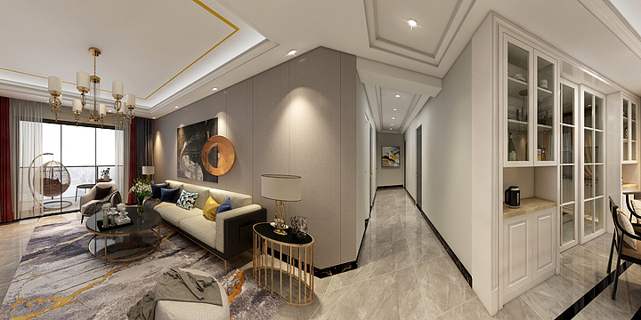 梦游烤肉-金丝轻奢-装修设计方案