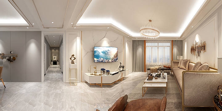 唐城-厚德苑.dwg效果图最终-副本-副本-装修设计方案