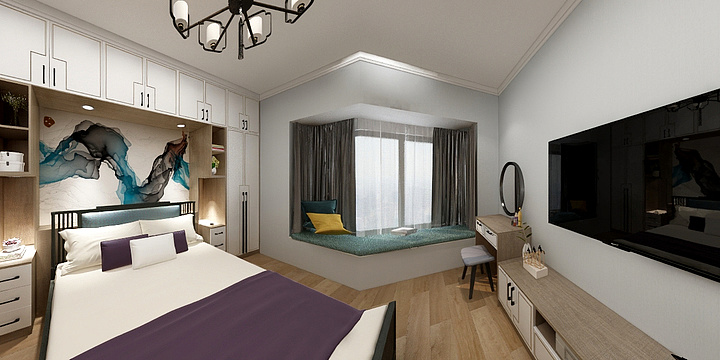 37826****-嘉禾中医院家属楼谢姐-新中式-装修设计方案