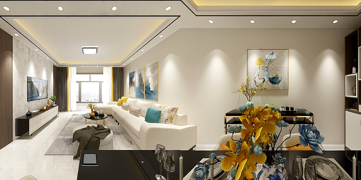 全案设计师江杰-怡馨家园图-装修设计方案