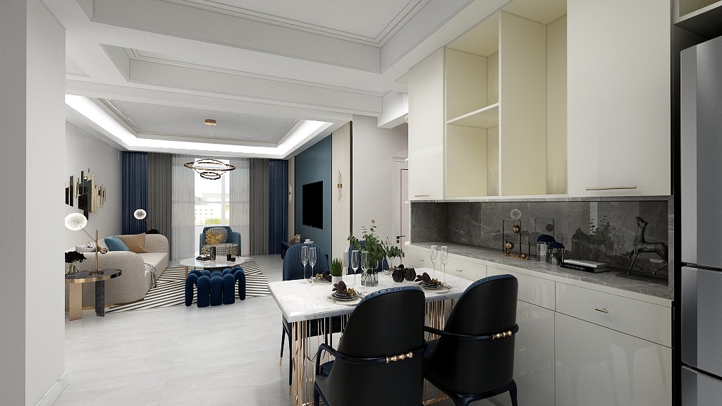 主案设计师芦苇-御景蓝湾18-1-703-装修设计方案