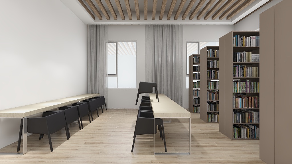 杭州四心装饰工程有限公司-后勤图书馆-副本-装修设计方案