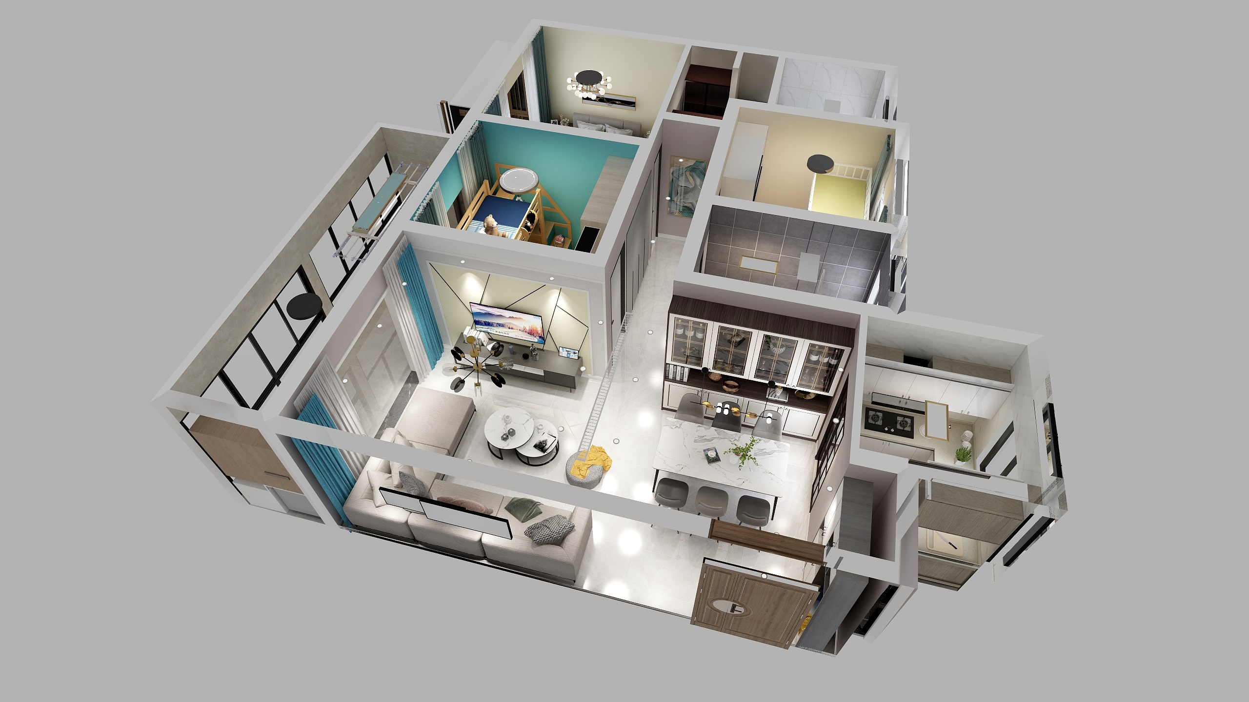 爱吐吐泡泡fish-保利朱先生-装修设计方案