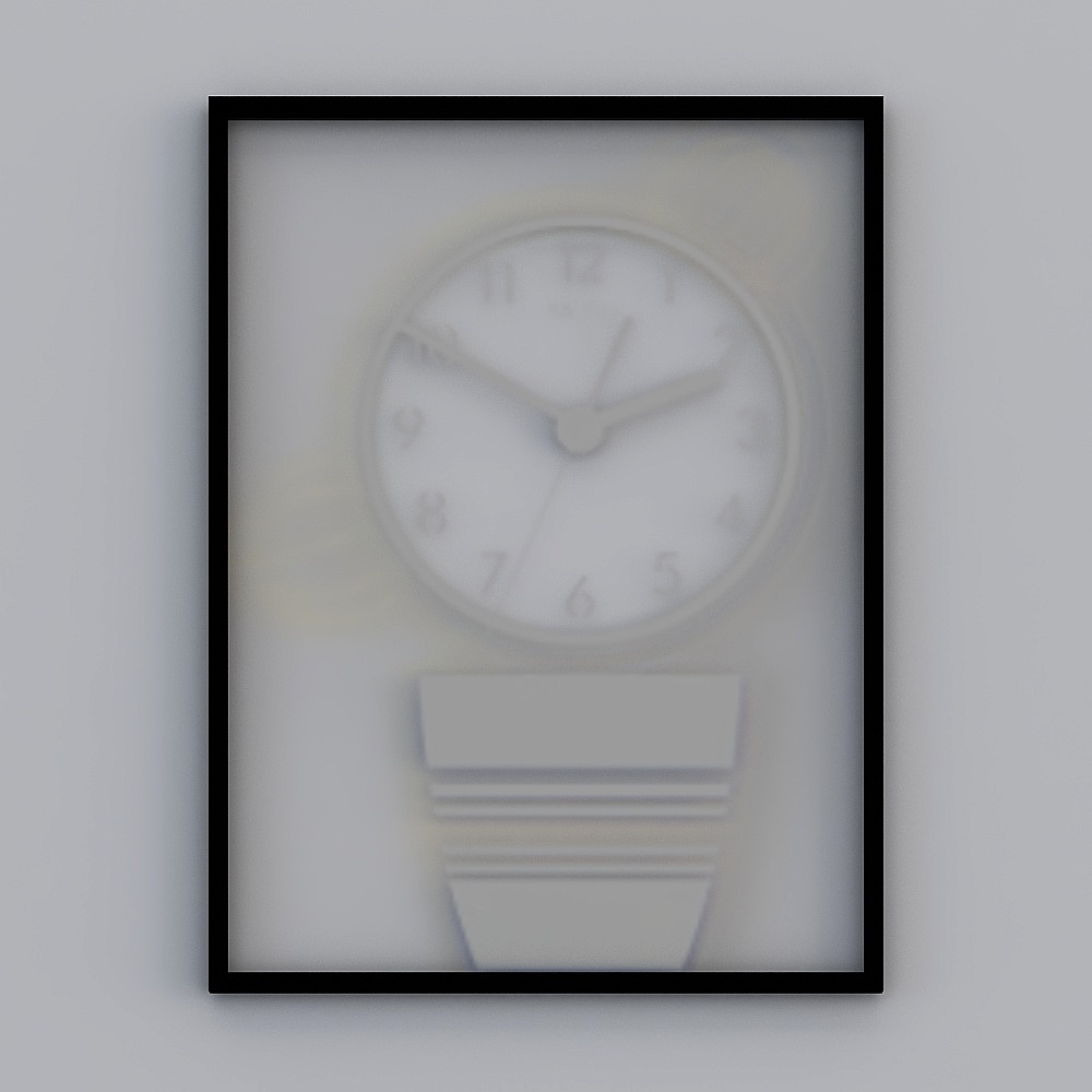 挂画73D模型