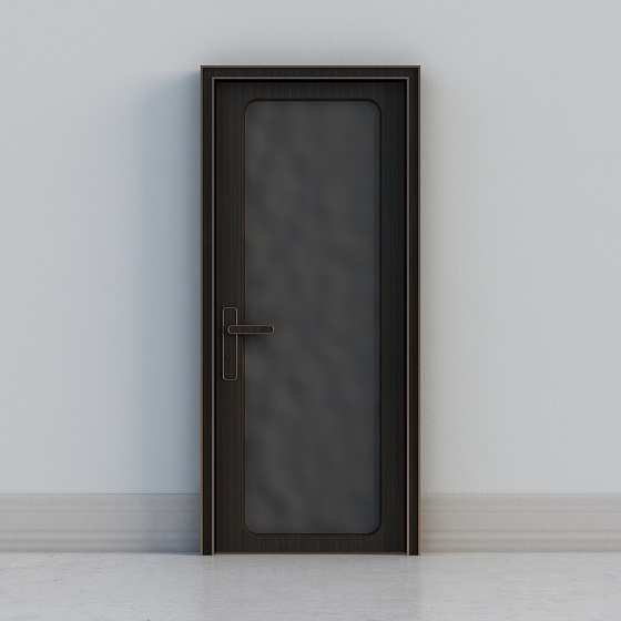 Asian Interior Doors,Black