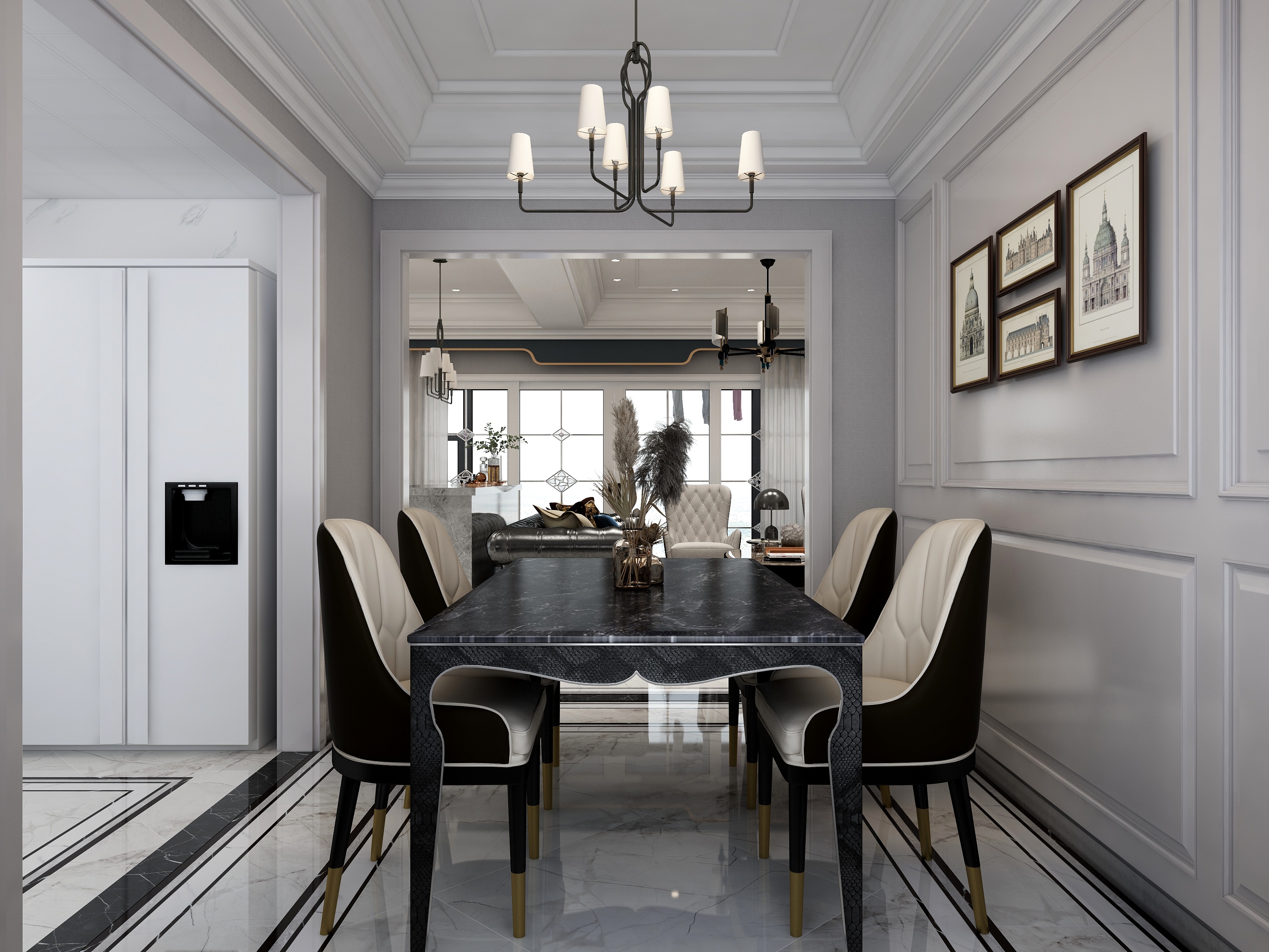 阿菲阿菲菲-黑色柳丁装修效果图