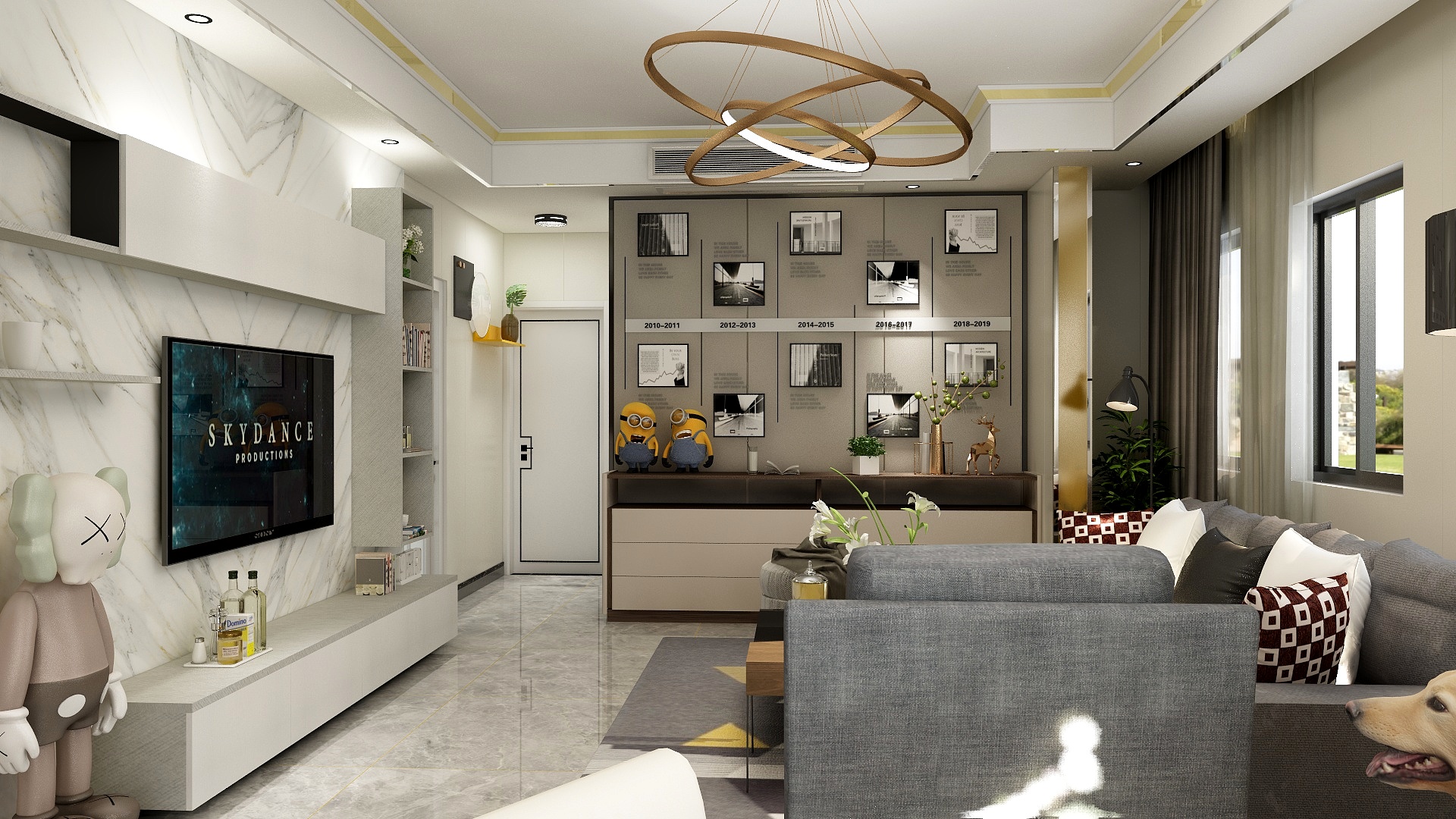 追风drLP-瑞和园89.50㎡B户型3室2厅1卫-装修设计方案