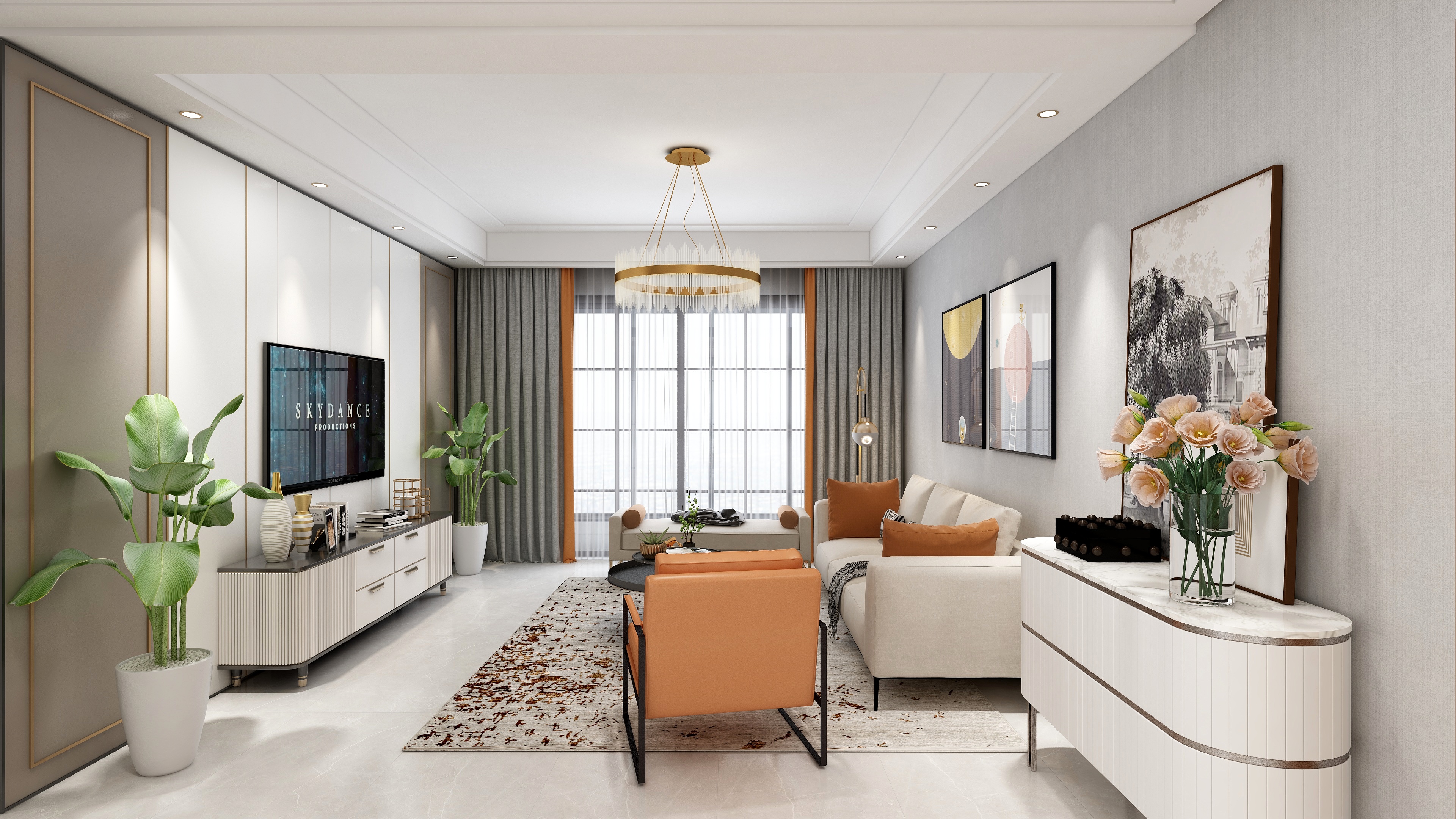 周占成MxFi-华安城39#10#1201-轻奢-装修设计方案