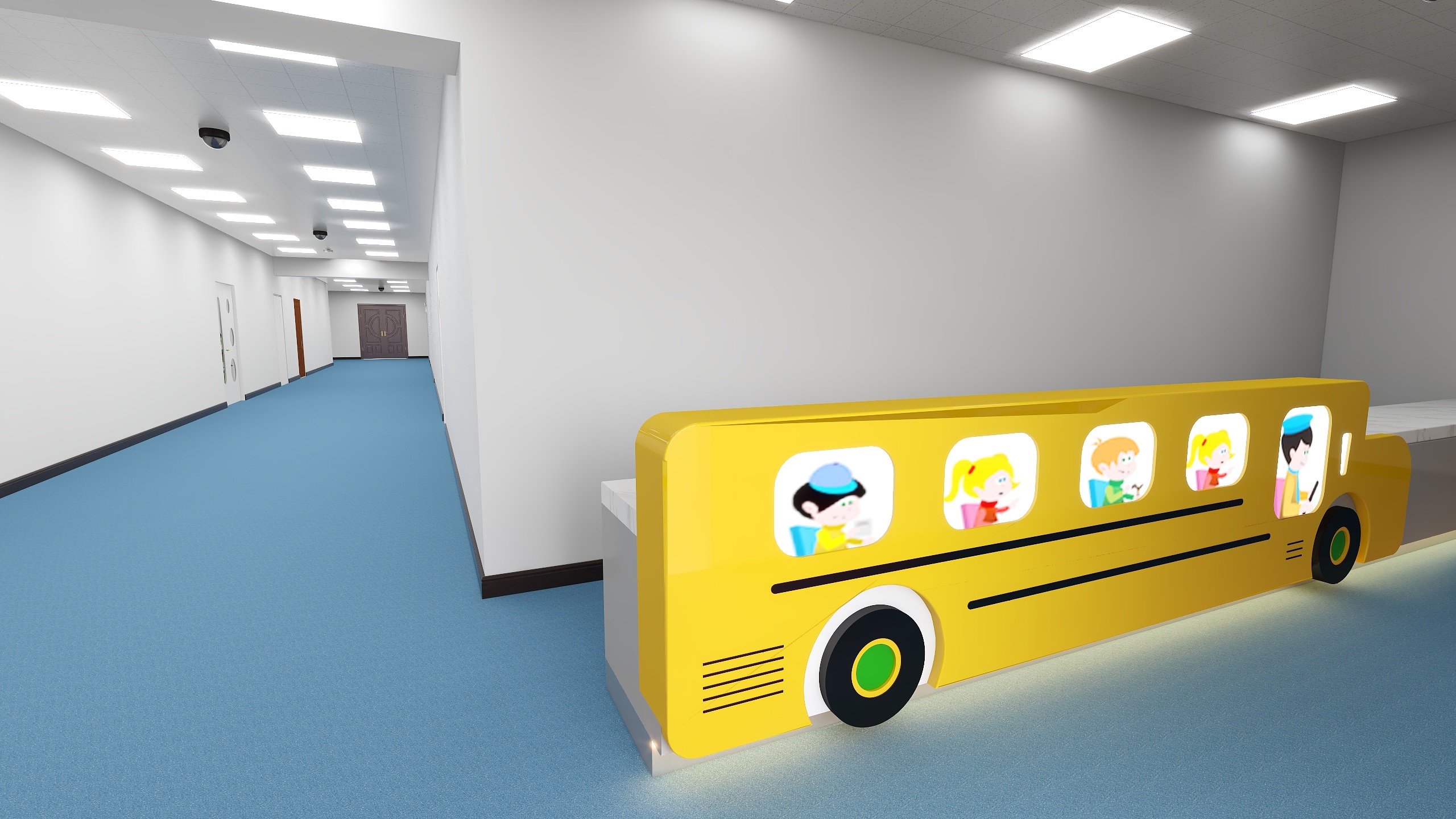 保定主流设计-高级技工学校医学实习区-装修设计方案