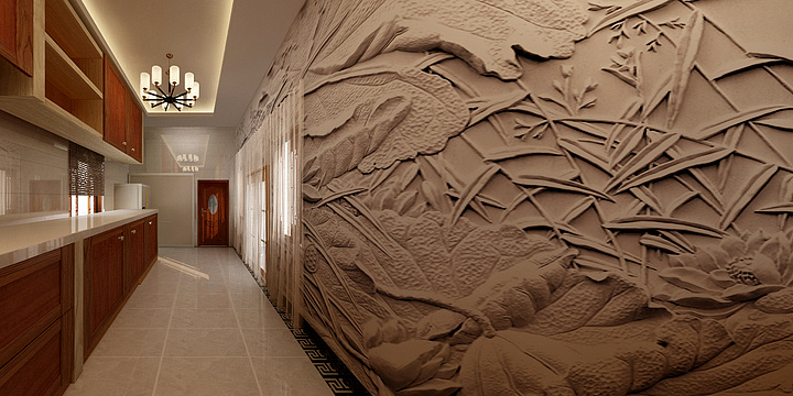 小欧_Fiona-那模进聘住宅01餐厨-装修设计方案