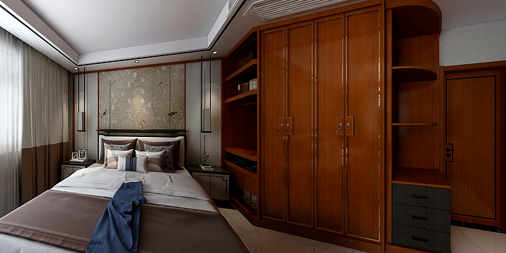 俊峰设计13526047593-天宇装饰—玫瑰园新中式空间变现-装修设计方案