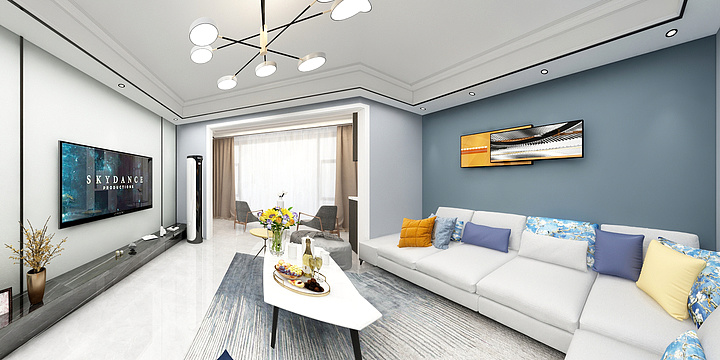 越嘉设计-银源春天F9-1105-装修设计方案