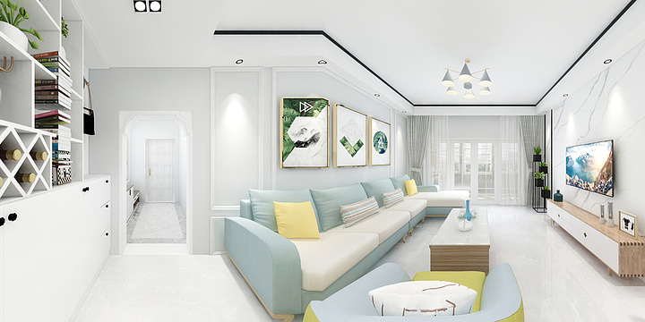 Y子於-新城国际花园-装修设计方案