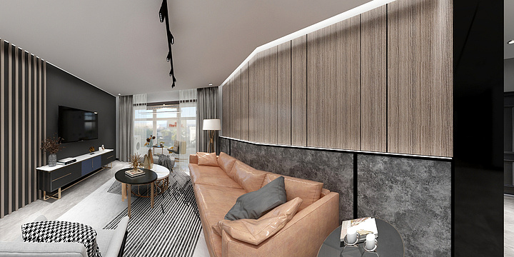 正之则设计-正商中州城玉兰园126平-装修设计方案