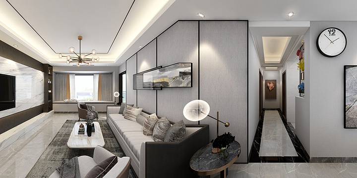 设计欧阳君香-怀德峰景E1-501-装修设计方案