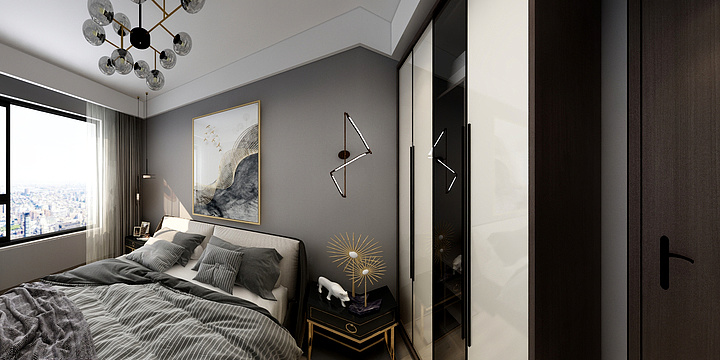 顾蓓菲设计工作者-水岸康城177㎡1室-装修设计方案