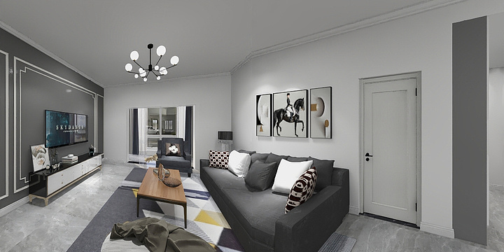 艾菲尔设计丶-半岛阳光135-装修设计方案