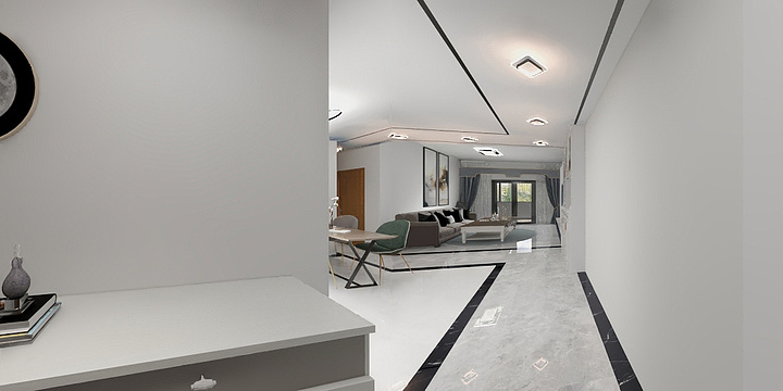 都在做梦☞☜如青风-yz户型-装修设计方案