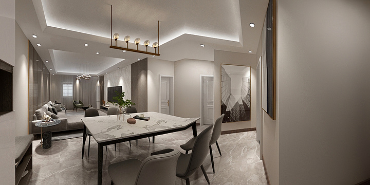 188****9042ocEV-澳海澜庭A户型-装修设计方案