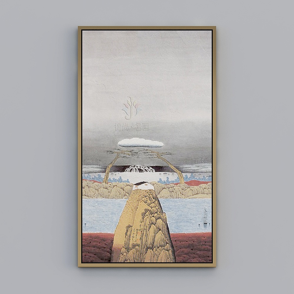 落地画