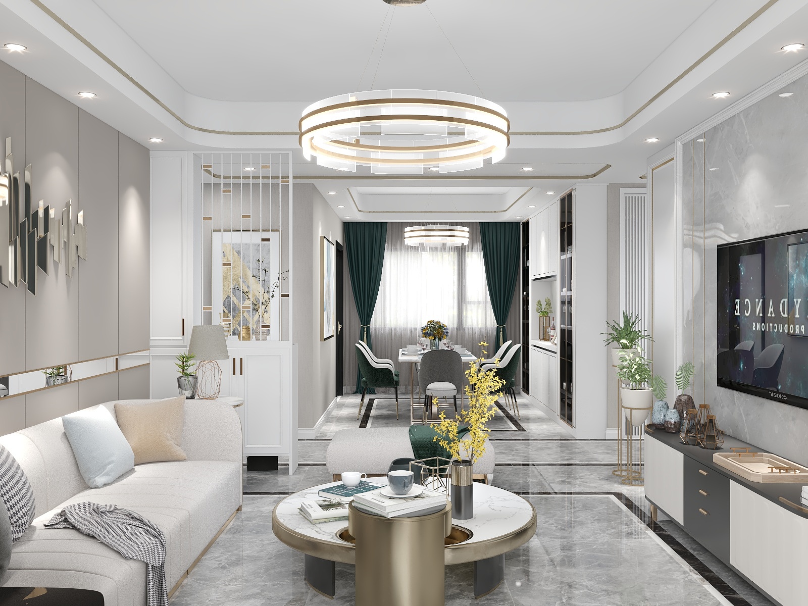 designerforyou-香格里邱姐，现代轻奢-装修设计方案