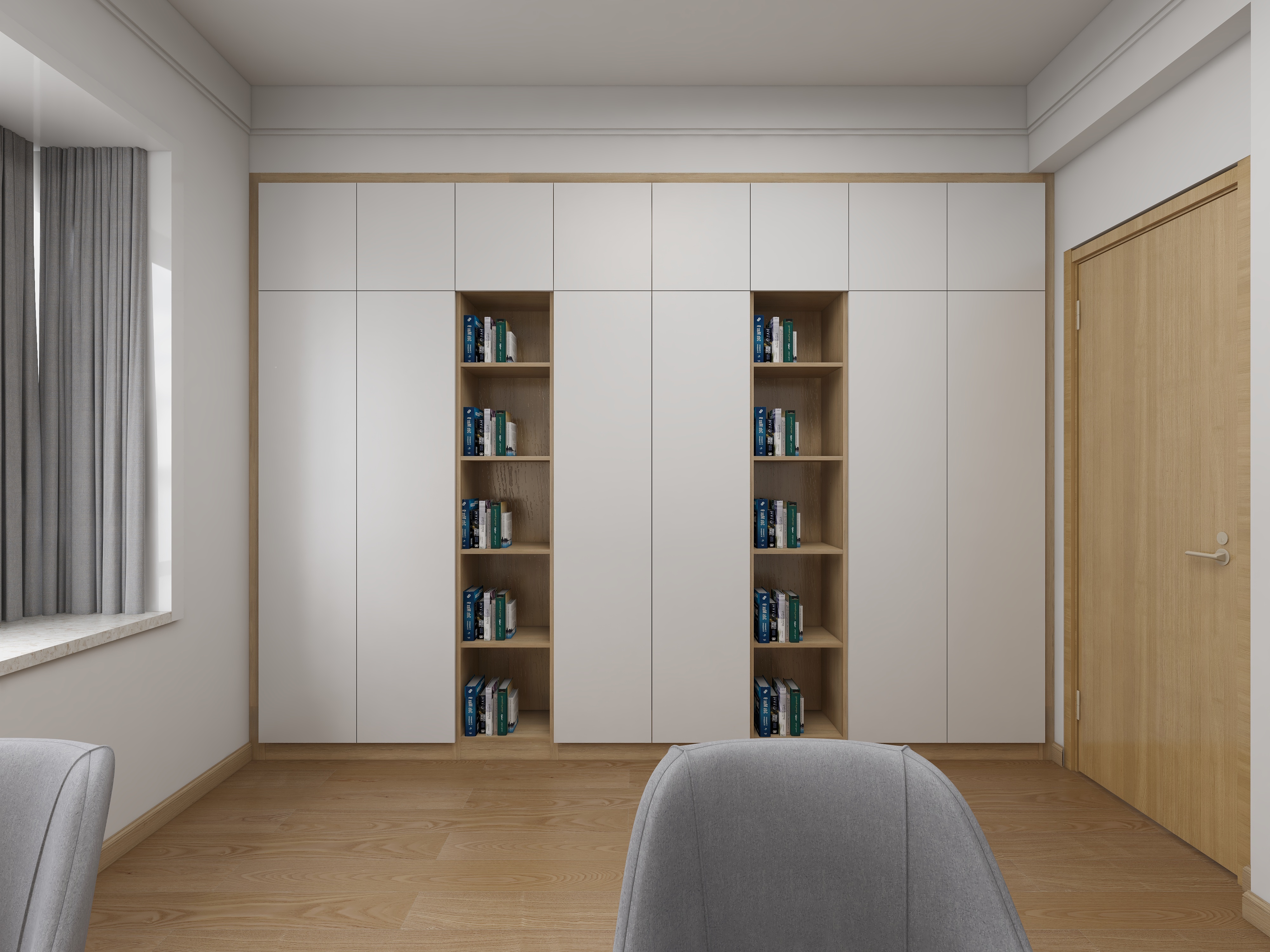 李青越-日式三房长沙万家里小区装修效果图