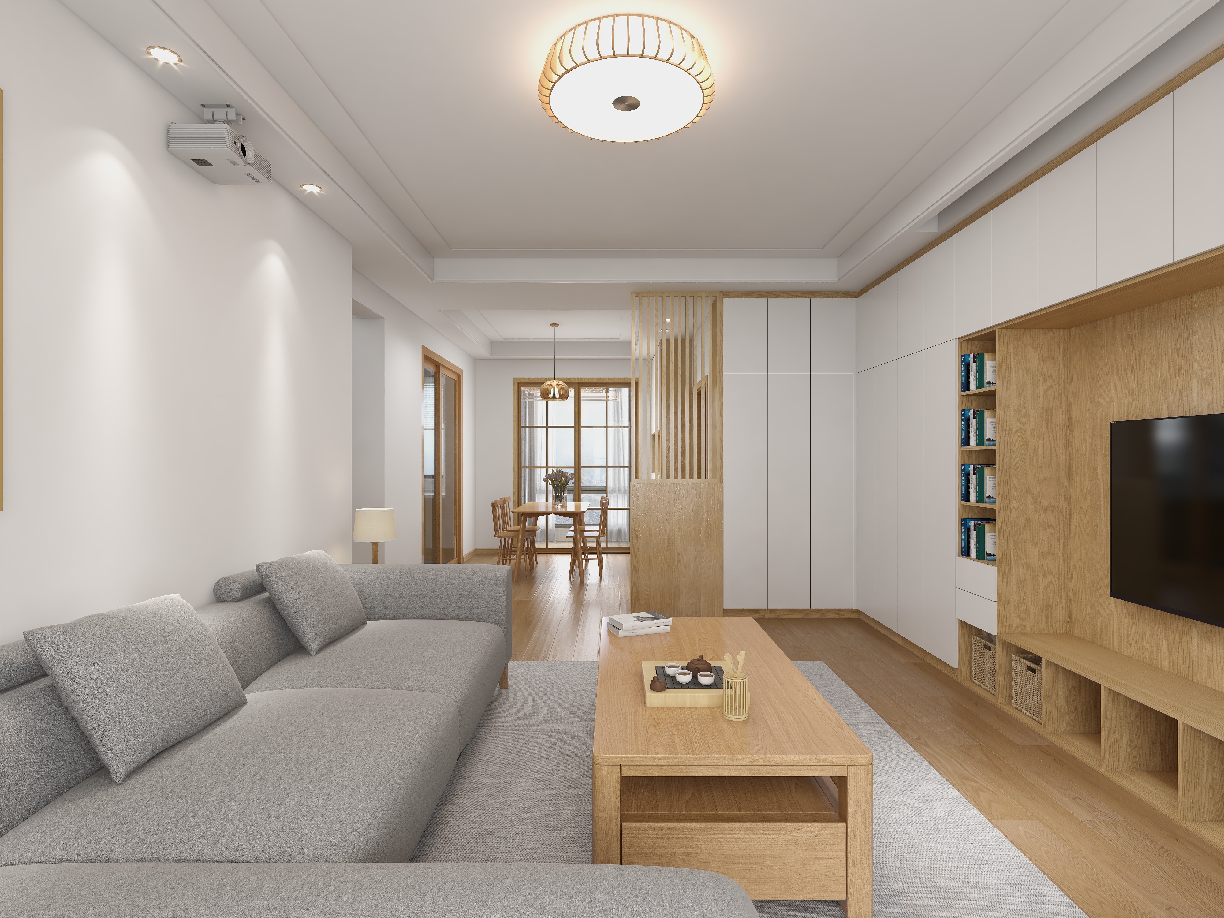 李青越-日式三房长沙万家里小区装修效果图