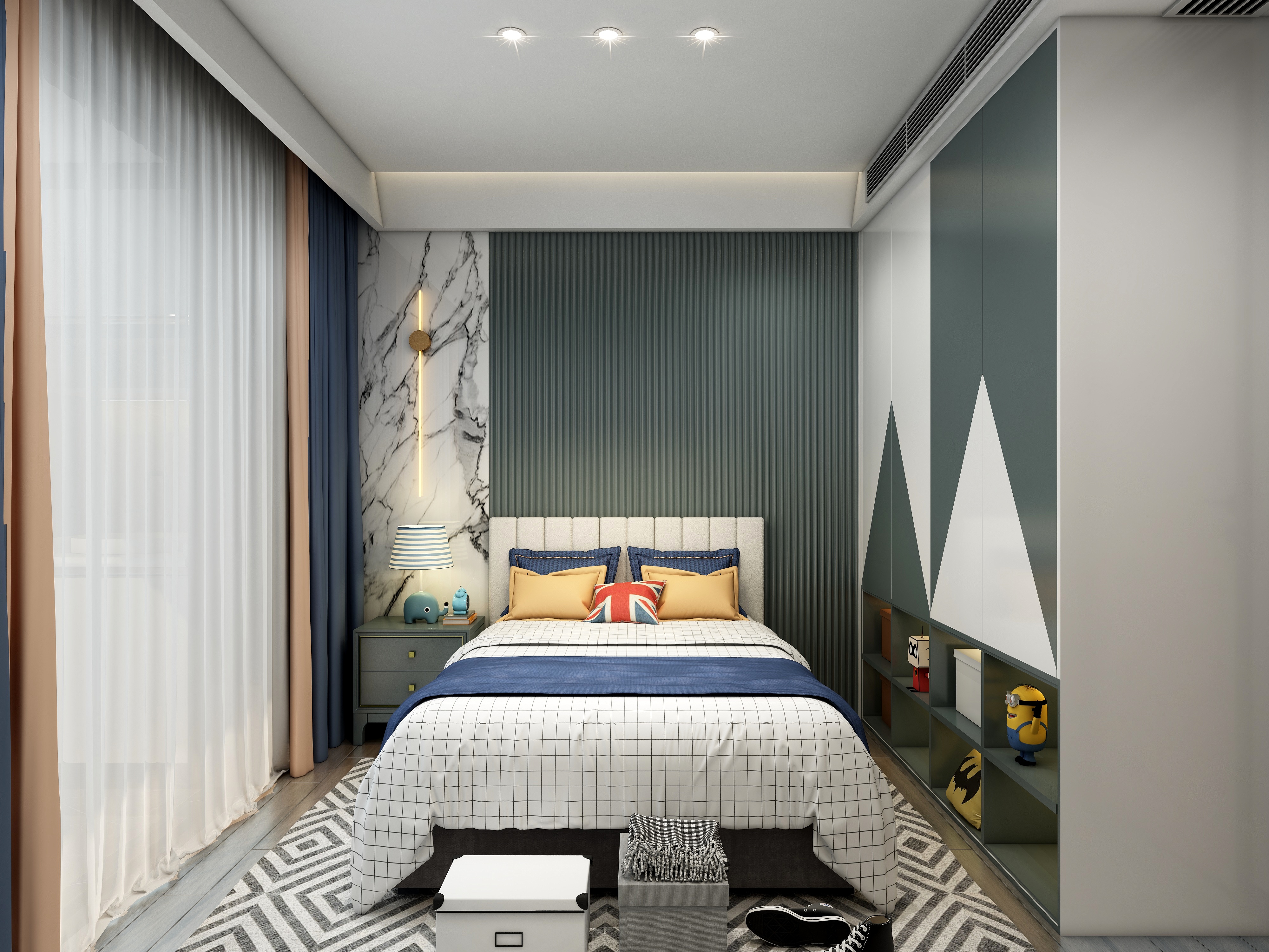 至简名设一钱春-【烟花易冷】118平精装修装修效果图