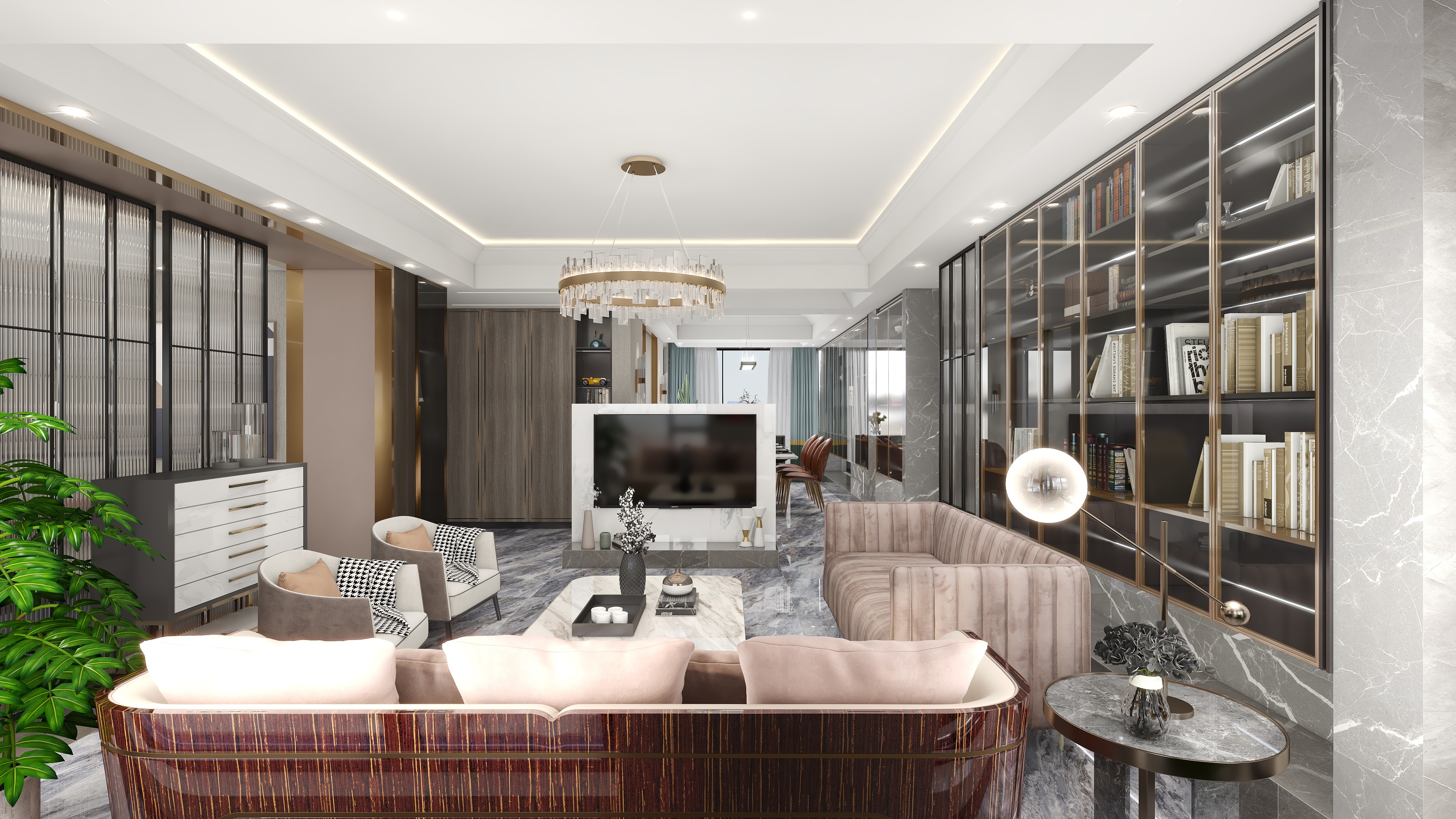 邹偕毓-领秀花都复式楼装修效果图